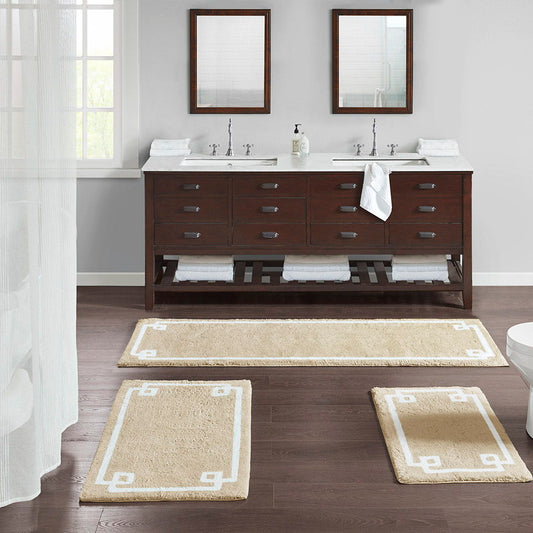 Evan - Tufted Bath Rug - Taupe