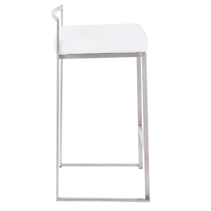 Fuji - Contemporary Elegant Stackable Counter Stool Set Lumi Source