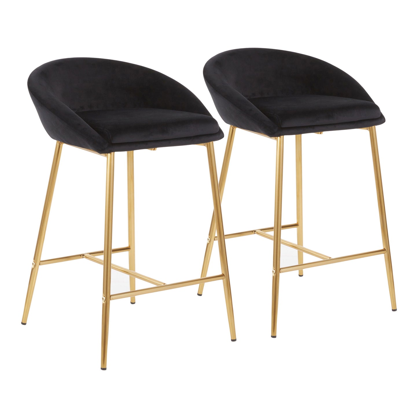 Matisse - Glam Counter Stool (Set of 2) Lumi Source