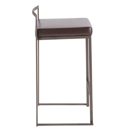 Fuji - Industrial Stackable Counter Stool Elegant Design Lumi Source