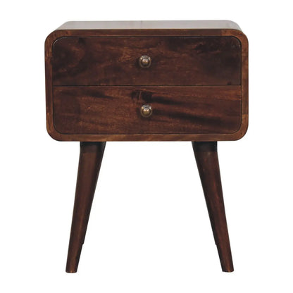 Curved Nightstand, Artisan Furniture