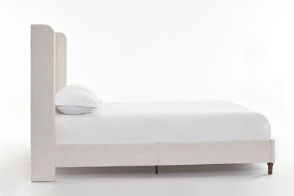 Harper - Tall Headboard Upholstered Bed / High Headboard / Elegant Simplicity / No Box Spring Needed