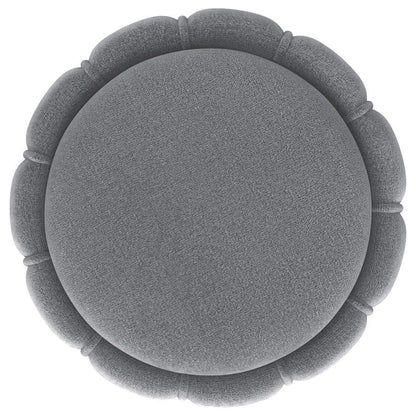 Sora - Round Upholstered Ottoman Coaster Fine Furniture