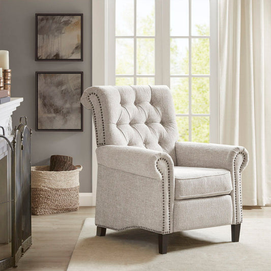 Aidan - Push Back Recliner - Cream Madison Park