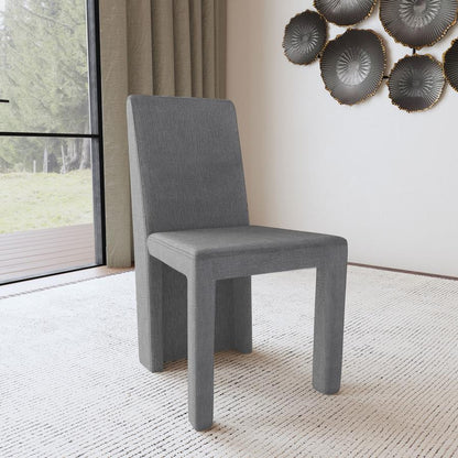 Tordera - Velvet Upholstered Dining Side Chair (Set of 2) - Gray Coaster Fine Furniture