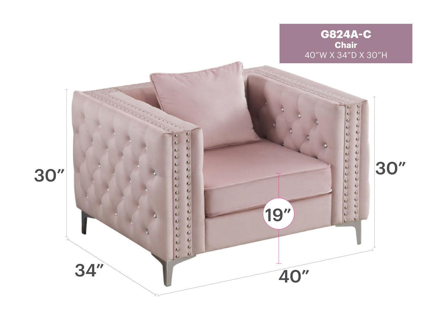 Paige - Chair Glory Furniture