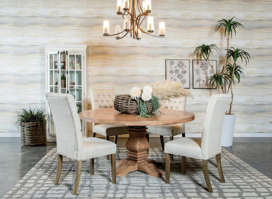 Florence - Round Dining Table Set Coaster Fine Furniture