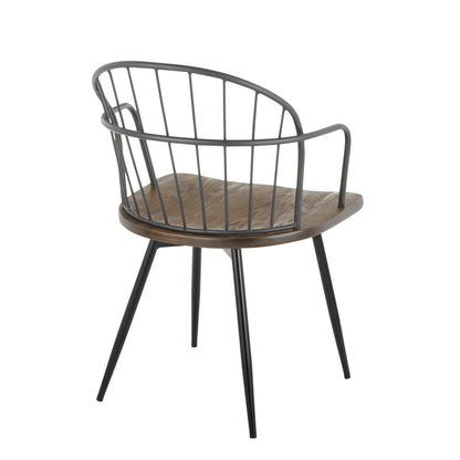 Riley - Farmhouse Arm Chair (Set of 2) Lumi Source