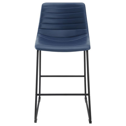 Zuni - Faux Leather Upholstered Bar Chair (Set of 2) CoasterEveryday