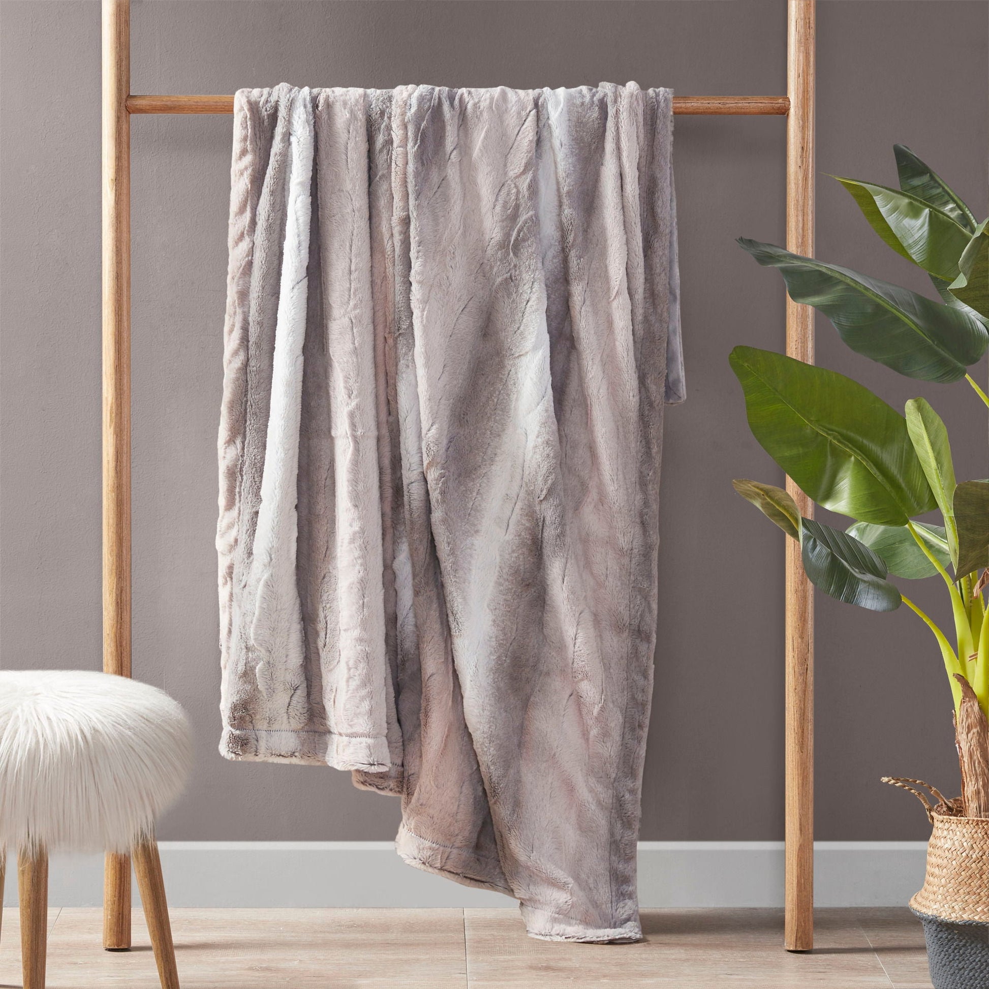 Zuri - Throw - Blush/Gray Madison Park