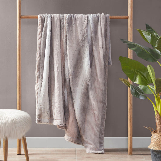 Zuri - Throw - Blush/Gray Madison Park