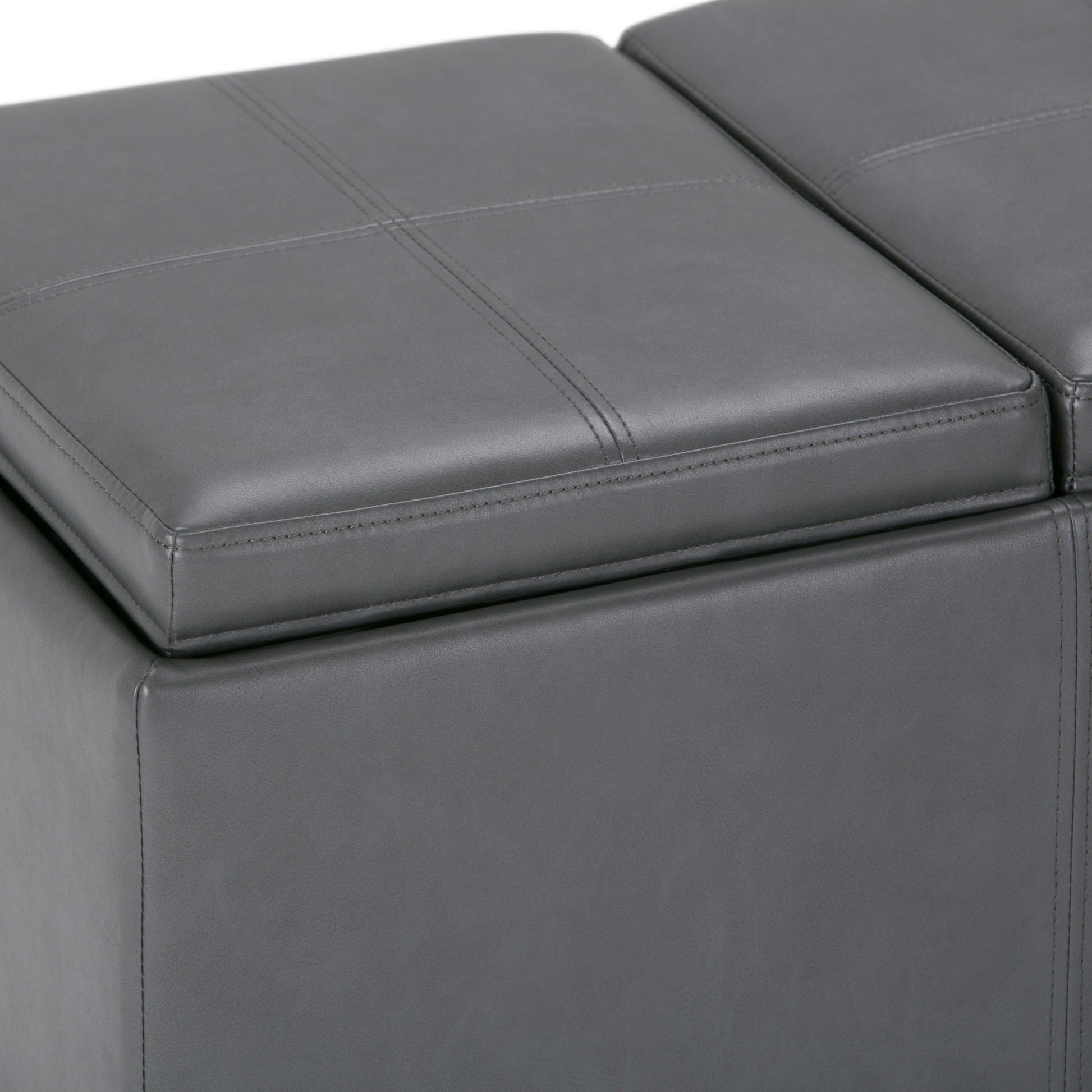 Avalon - Upholstered Storage Ottoman Simpli-Home