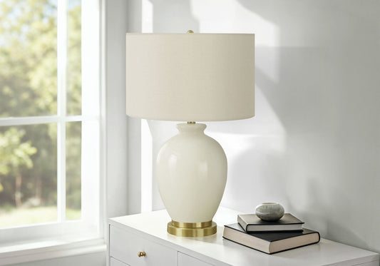 Transitional Lighting, Table Lamp - Cream 8th Street