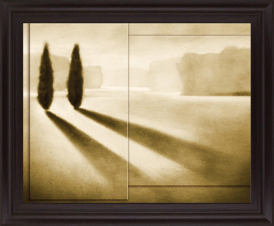 Silent Shadowscape - 28" x 34" Framed Wall Art Classy Art