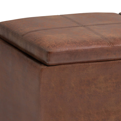 Avalon - Upholstered Storage Ottoman Simpli-Home