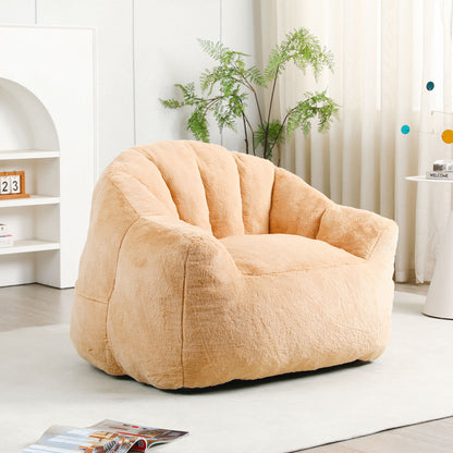Beanbag Chair, Beanbag Sofa Chair With Armrests Stuffed High Density Foam Home Essentials