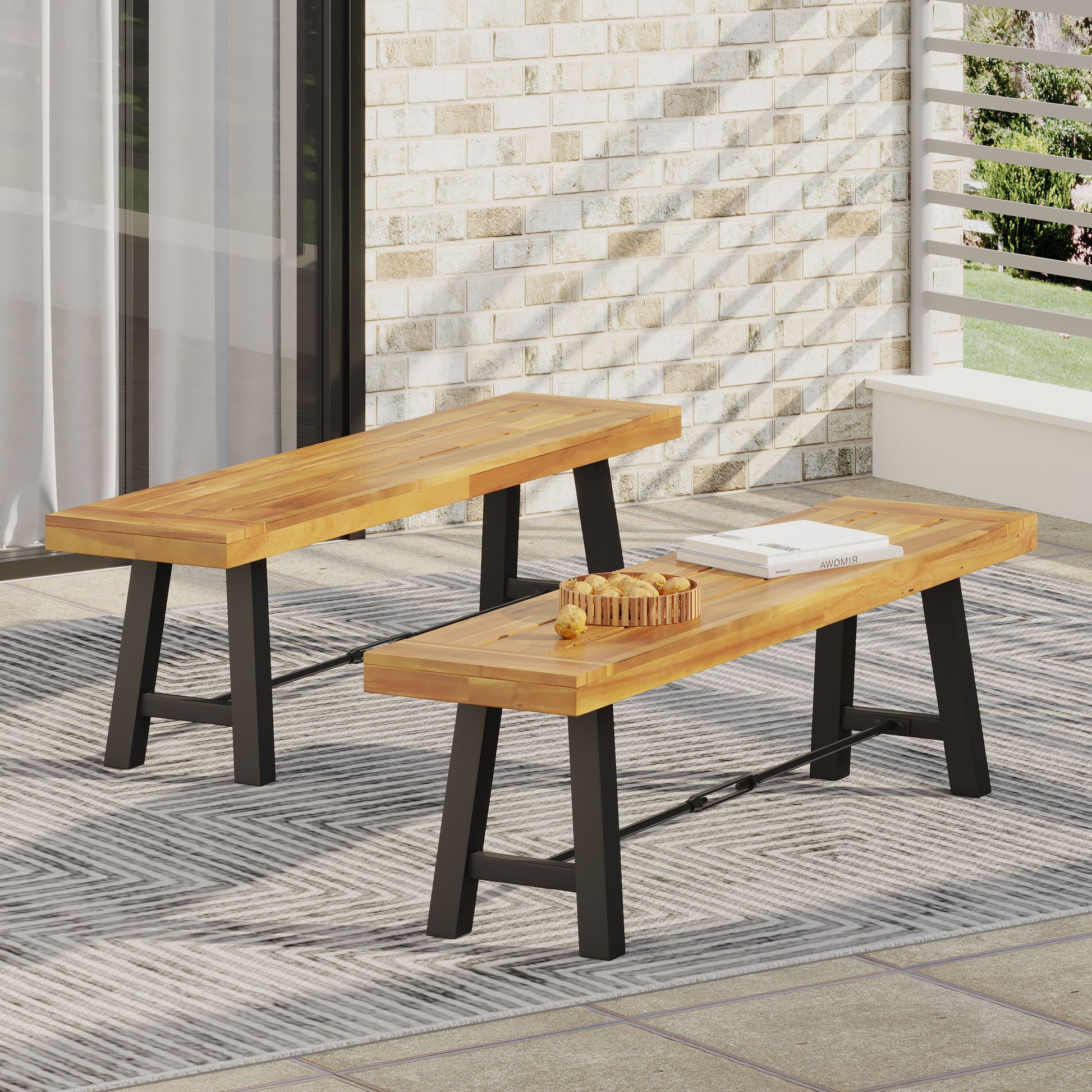 Catriona - Bench - Teak Noble House