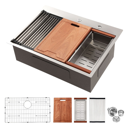 Drop In Kitchen Sink Stainless Steel 16 Gauge Daily Nest