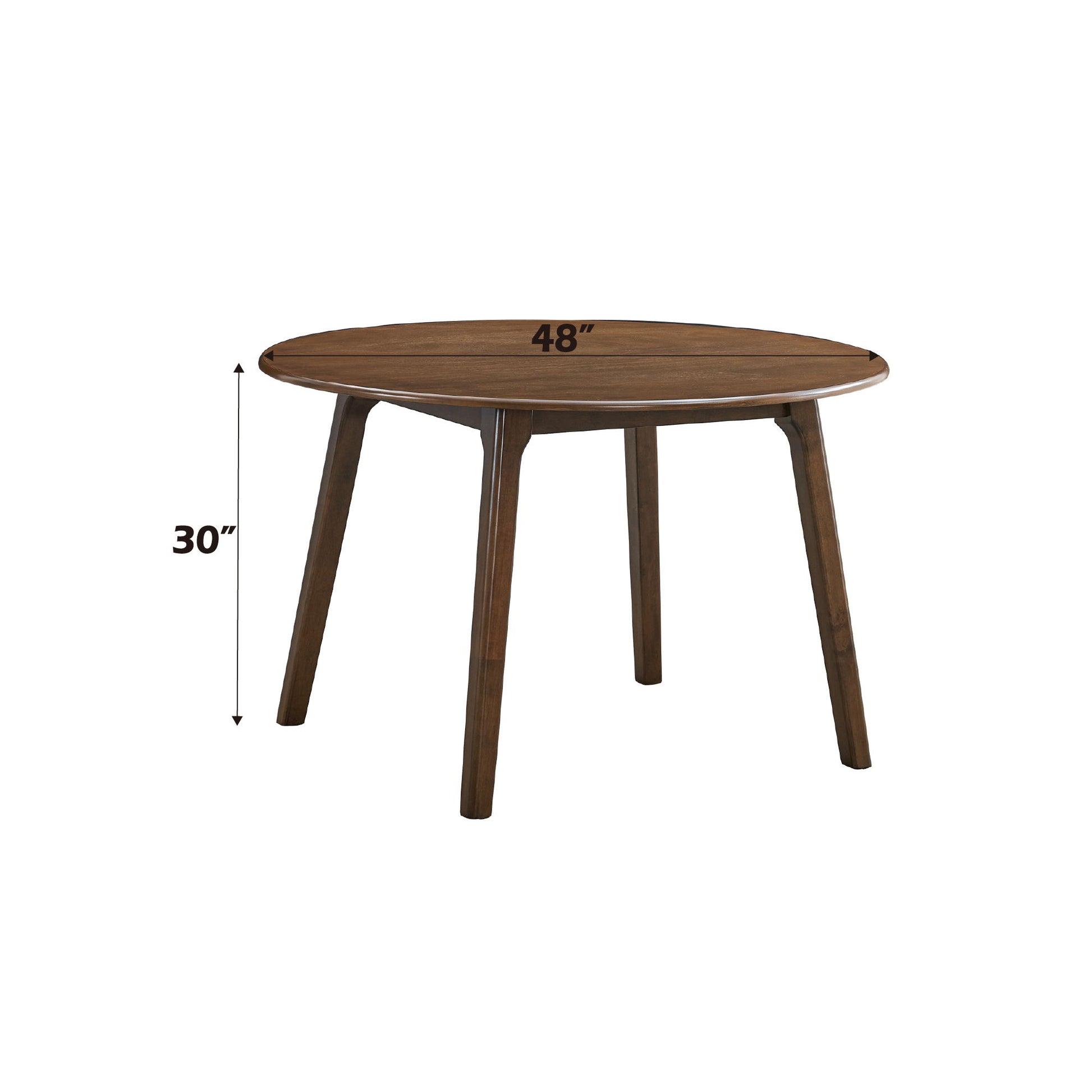 Keiki - Round Dining Table - Walnut Acme