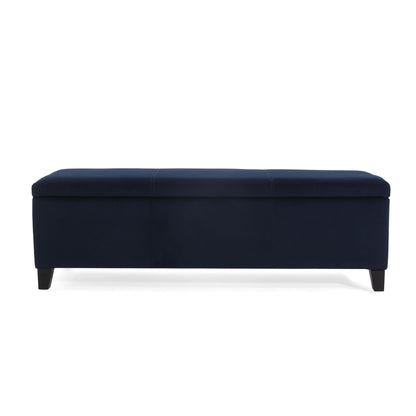 Upholstered Storage Ottoman Bench Noble House