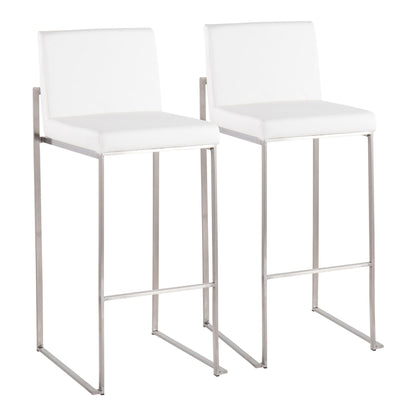 Fuji - Contemporary And Modern Elegance High Back Barstool Lumi Source