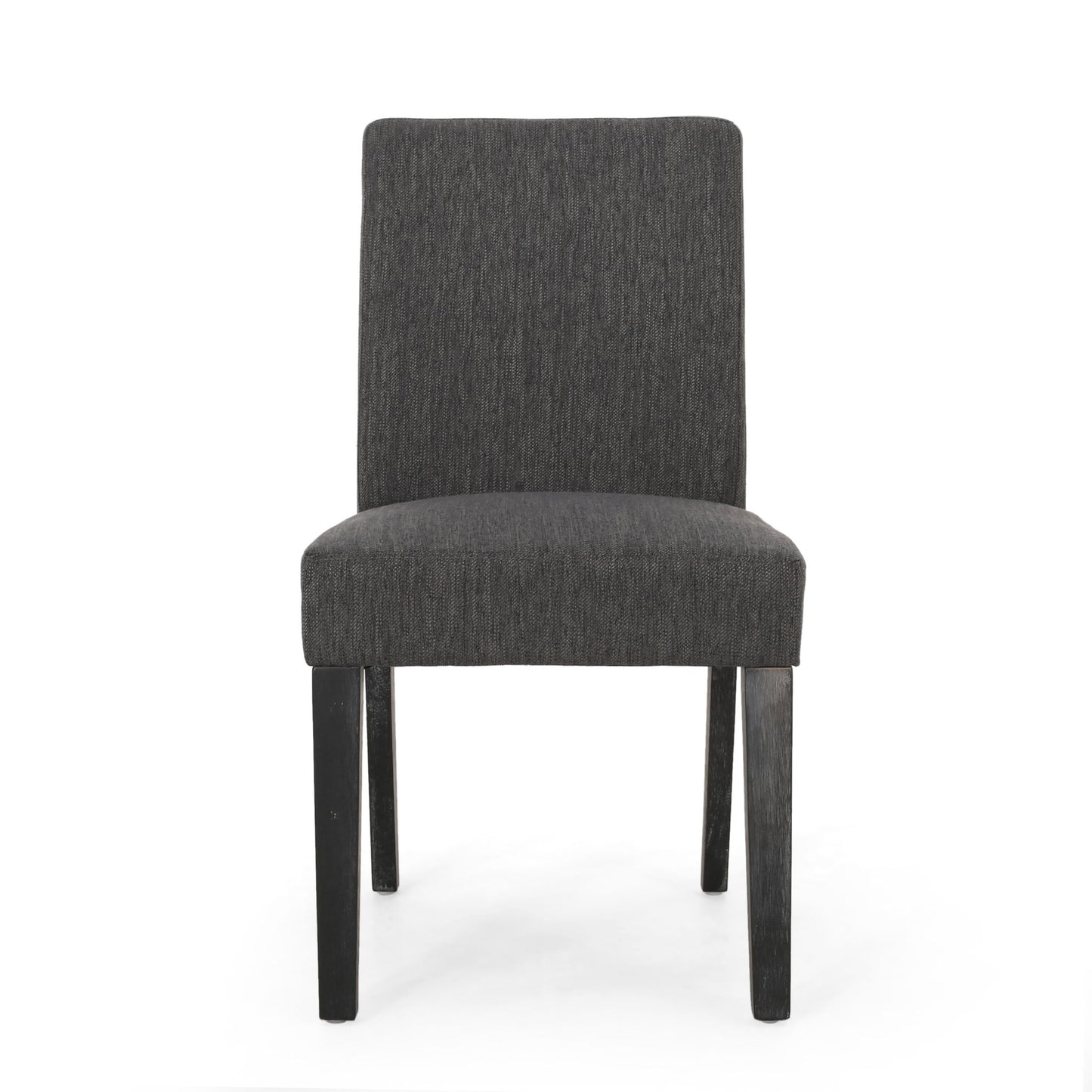 Contemporary Dining Chair With Upholstered Seating And Tapered Legs Noble House