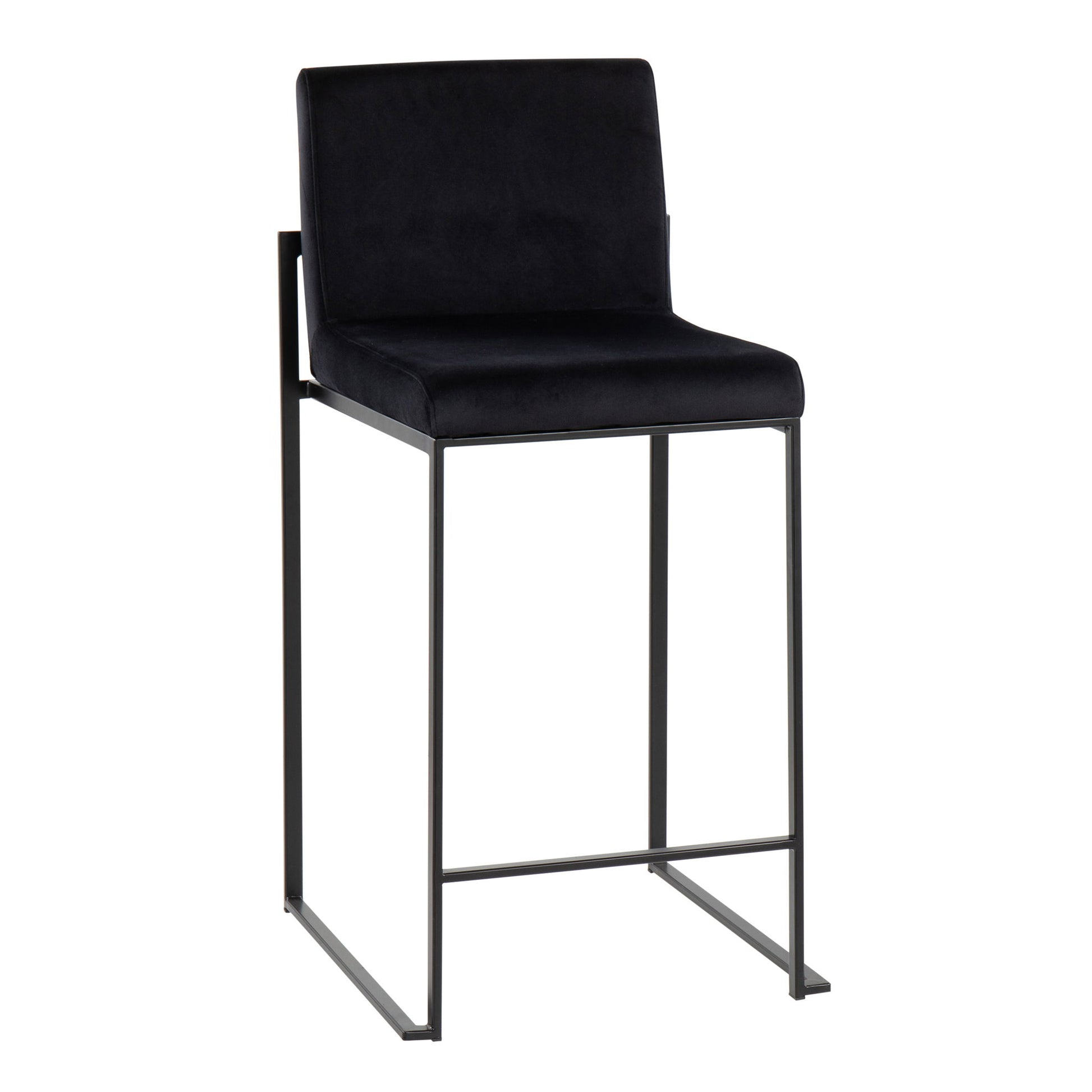 Fuji - Contemporary Modern Elegance, High Back Counter Stool Lumi Source