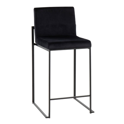 Fuji - Contemporary Modern Elegance, High Back Counter Stool Lumi Source