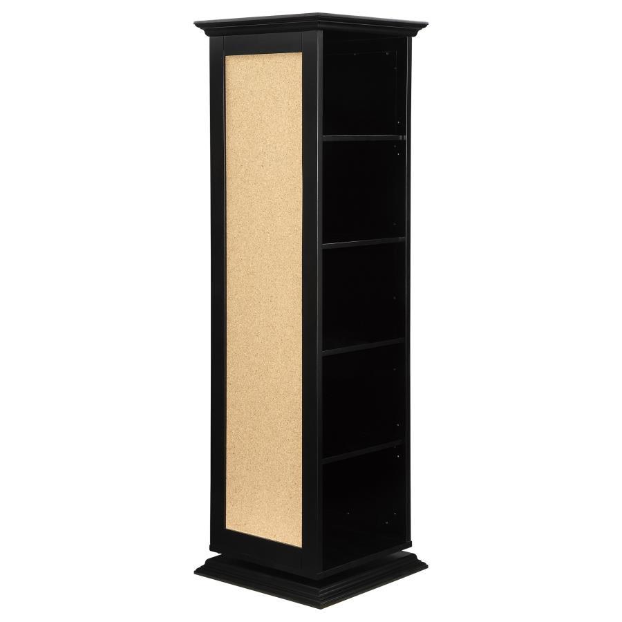 Robinsons - Swivel Accent Cabinet With Cork Board CoasterEssence