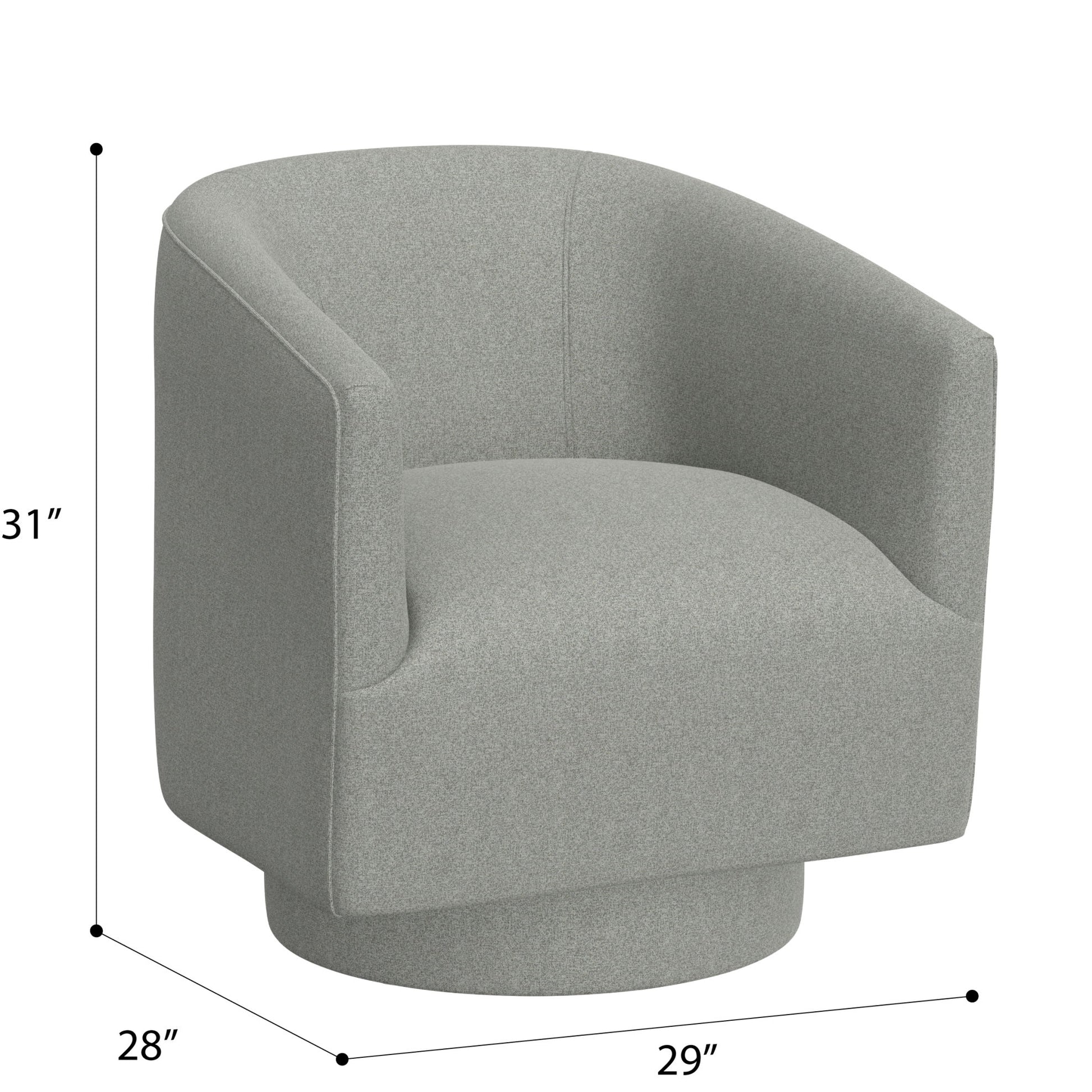 Accent Chair With Swivel Function Emerald Home