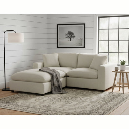 Cassandra - Sofa With Ottoman Home Essentials