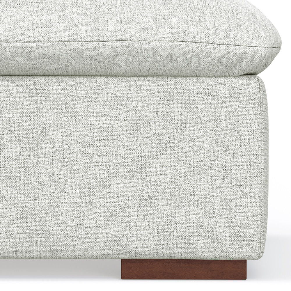 Jasmine - Ottoman - Gray Simpli-Home