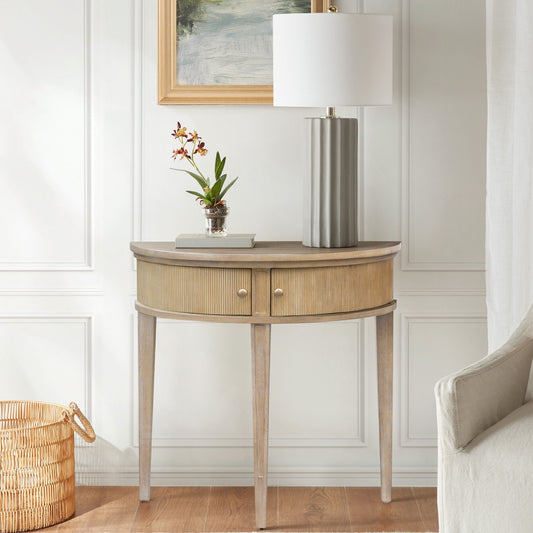 Crestview - Vintage Storage Console Table - Reclaimed Wheat Martha Stewart
