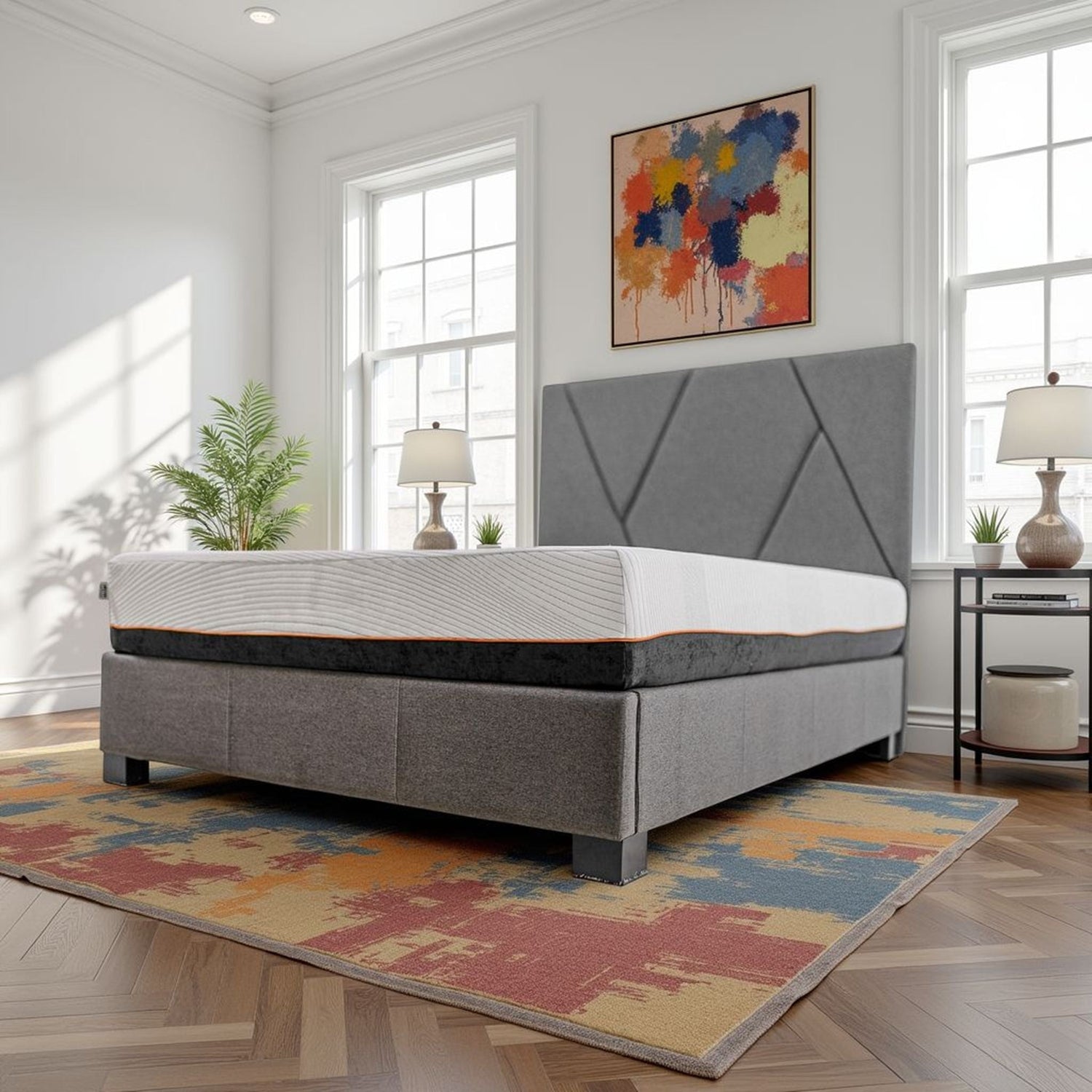 Regen - 10" Cooling Copper Infused Memory Foam Mattress Remedy Sleep