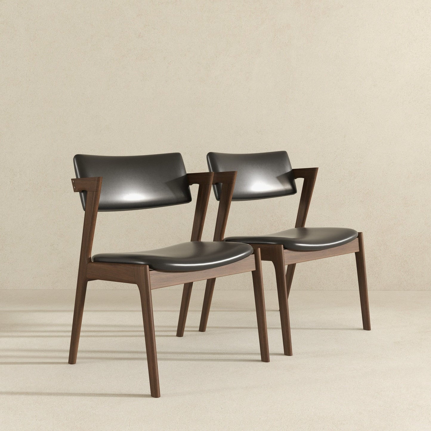 Edwin - Mid-Century Modern Dining Chair (Set of 2) Ashcroft Furniture