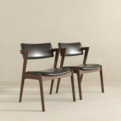 Edwin - Mid-Century Modern Dining Chair (Set of 2) Ashcroft Furniture