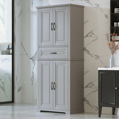 Bathroom Storage Cabinet With Multifunctional Storage Space, Drawer With Slide Rails, Adjustable Shelf Noble House