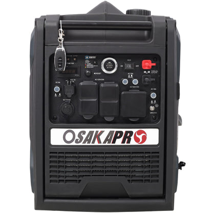 Super Quiet Inverter Generator 5.5Kw Portable Dual Fuel Electric & Remote Start Aluminium Daily Nest