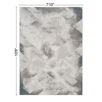 Geometrix - Contemporary Rug With 3D Effect Icona Home Decor