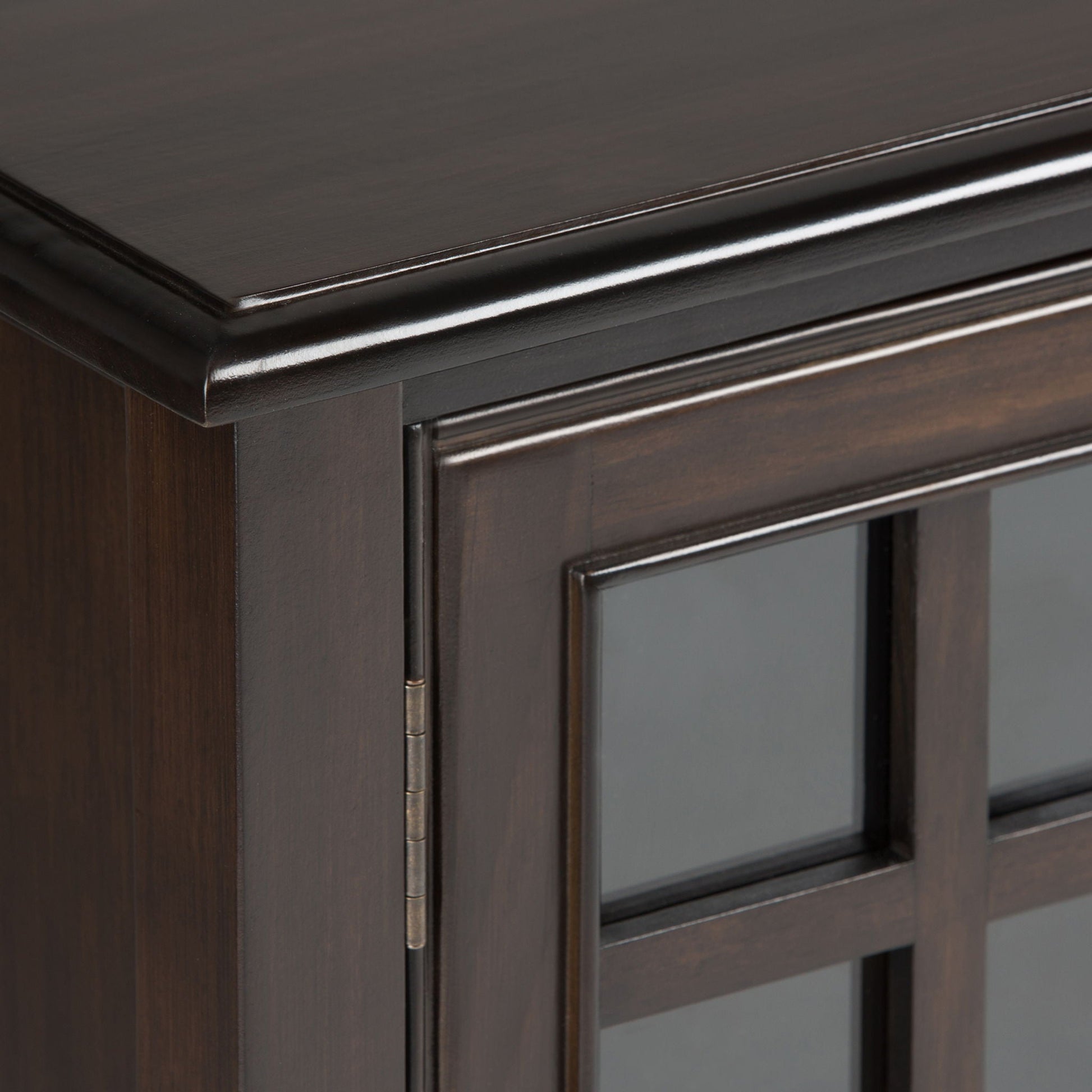 Connaught - Handcrafted Low Storage Cabinet Simpli-Home