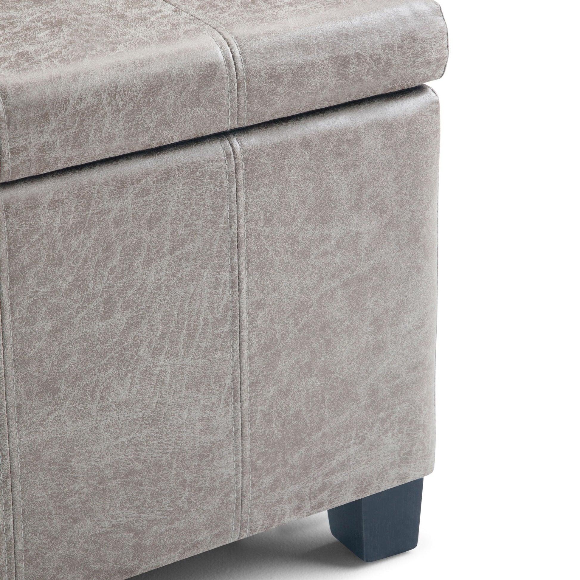 Dover - Upholstered Storage Ottoman Bench Simpli-Home