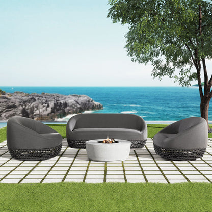 Willow - Upholstered Patio Deep Seating Sofa Jennifer Taylor Home