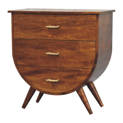 Agra - Bedside Table - Chestnut Artisan Furniture