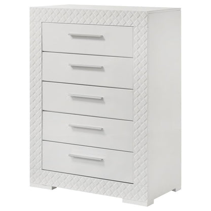 Ives - 5-Drawer Bedroom Chest Coaster Fine Furniture