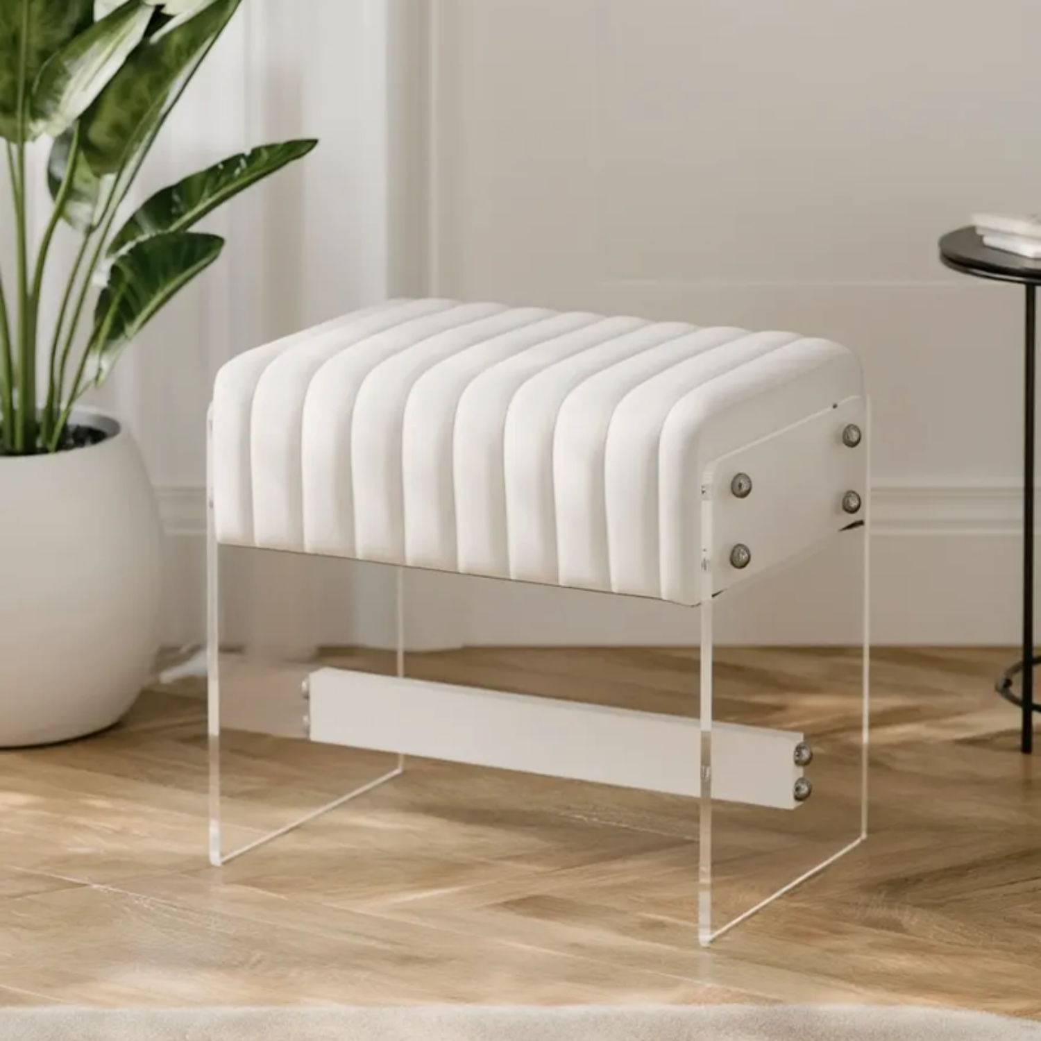 Stool - White Home Essentials
