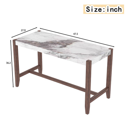 Counter Height Bar Table For Kitchen Hearth and Haven