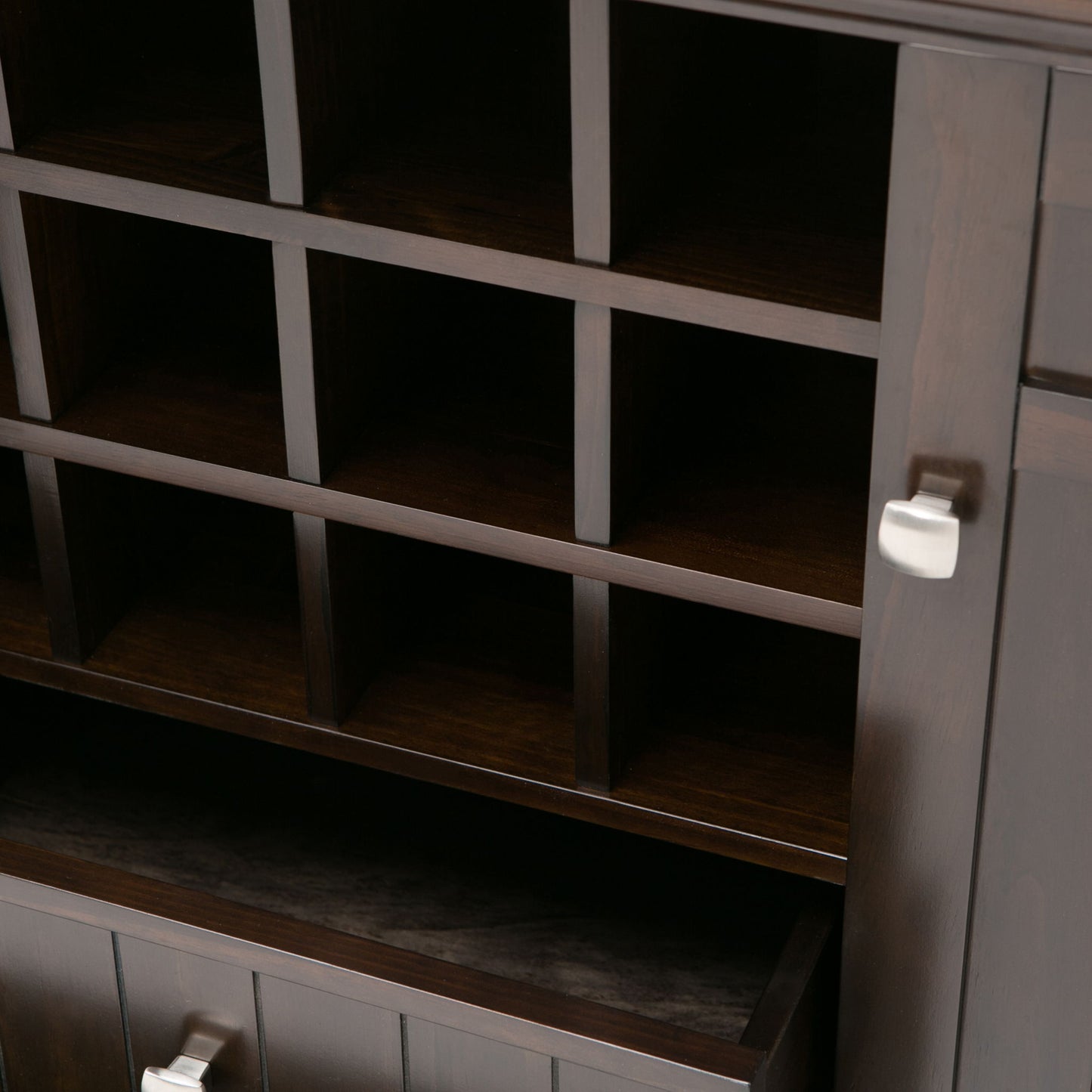 Bedford - Sideboard Buffet And Wine Rack Simpli-Home