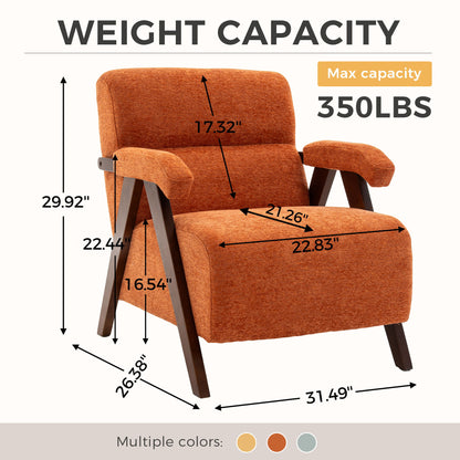 Modern Accent Chair With Tufted Armchair For Reading Room Home Essentials
