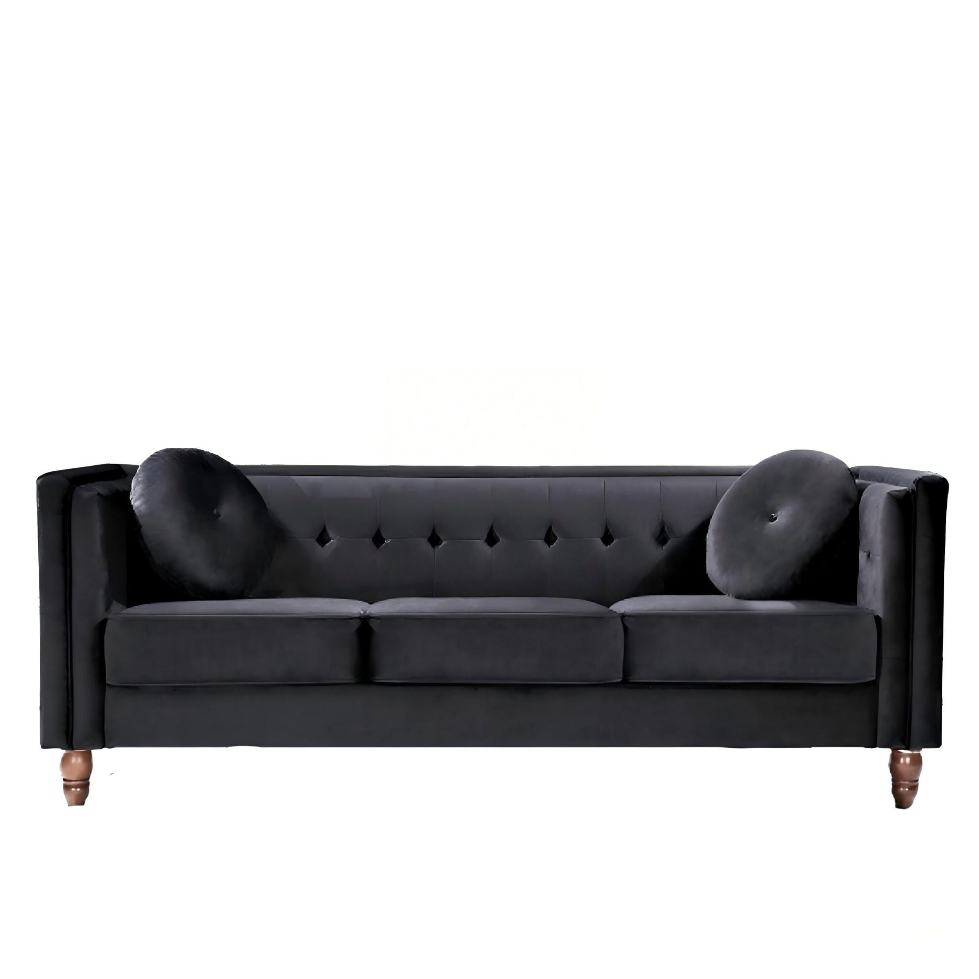Chesterfield Sofa With Square Arms For Living Room US Pride