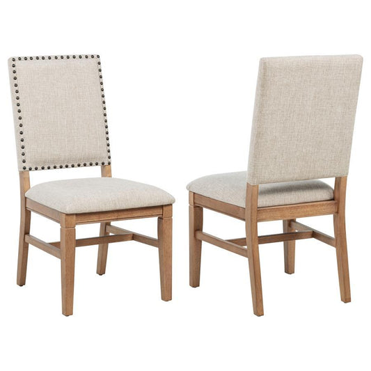 Middleton - Upholstered Dining Side Chair Beige (Set of 2) - Natural Coaster Fine Furniture